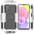 Miniatyrbillede 3 af 4: Stødbestandigt cover med stativ Samsung Galaxy A03s - Hvid