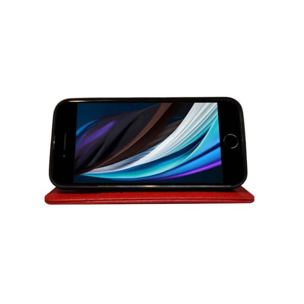Wallet cover 3-kort Apple iPhone SE 2022 - Rød
