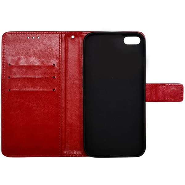 Wallet cover 3-kort Apple iPhone SE 2022 - Rød
