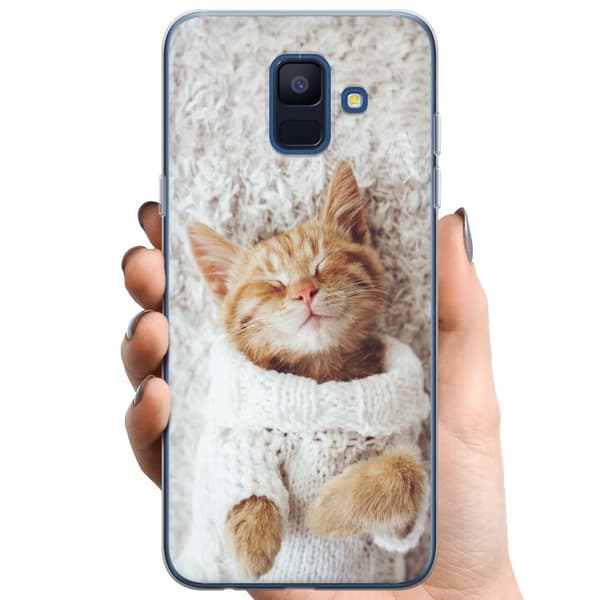 Samsung Galaxy A6 (2018) TPU Mobilskal Katt