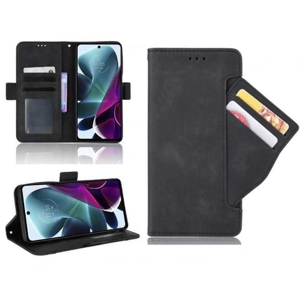Motorola Moto E20 / E30 / E40 Pung etui PU læder 6-SLOT Winston V3
