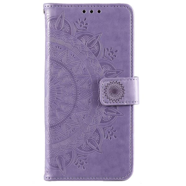 SKALO Samsung S22 Mandala lompakkokotelo - Violetti