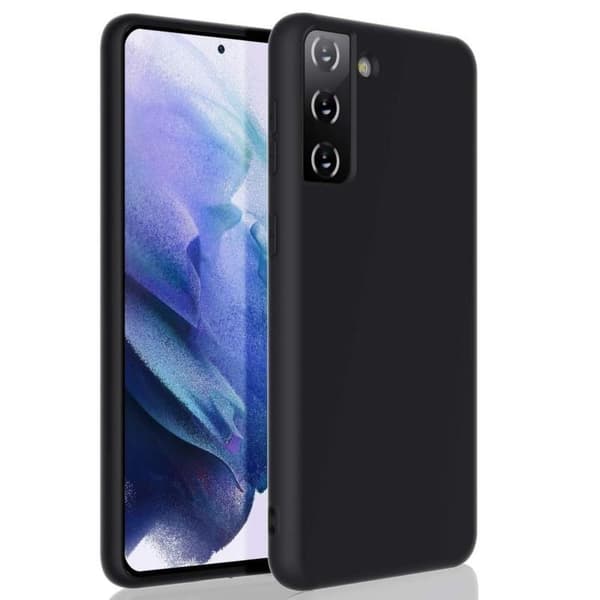 Samsung S22 Ultratunn Mjukt Gummibelagd Mattsvart Skal