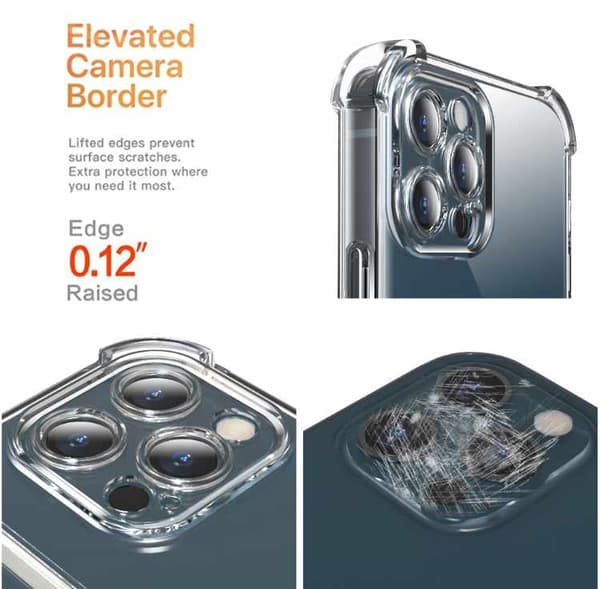 iPhone 13 Pro-etui - gennemsigtig kortholder