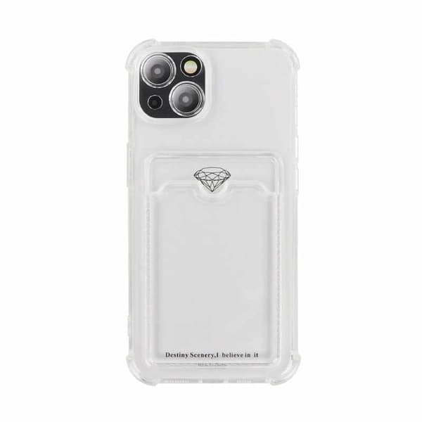 iPhone 13 Mini Shell - gennemsigtig kortholder