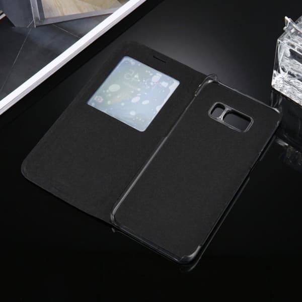 Samsung Galaxy S8 Plus Flipfodral - Lyché (Svart)
