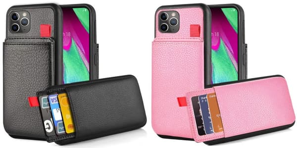 iPhone/Samsung/Huawei - Suojakuori - Piilotettu Korttilokero / Kortinpidike