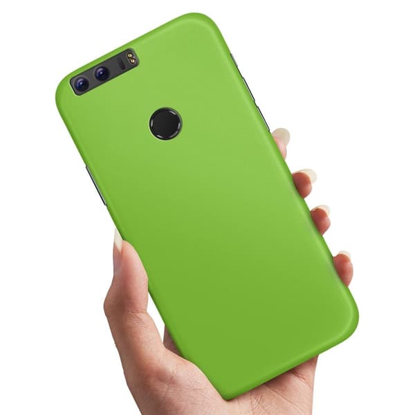 Huawei Honor 8 - Cover/Mobilcover Limegrøn