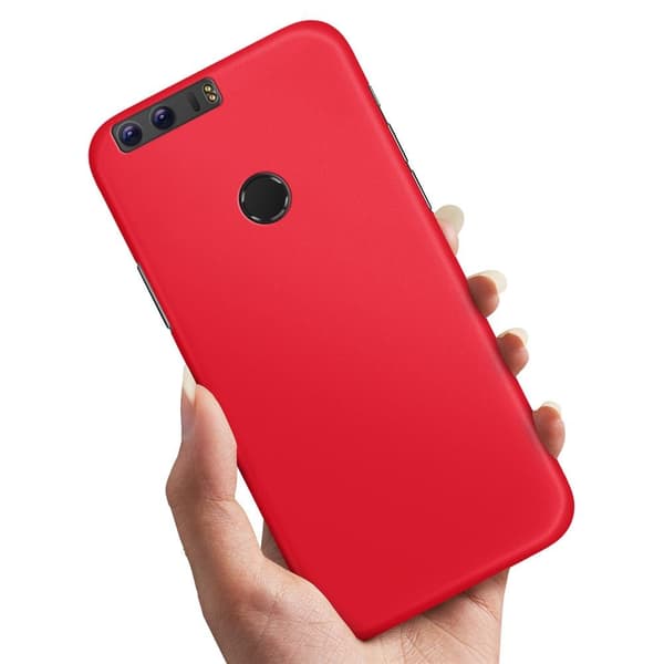 Huawei Honor 8 - Deksel/Mobildeksel Rød
