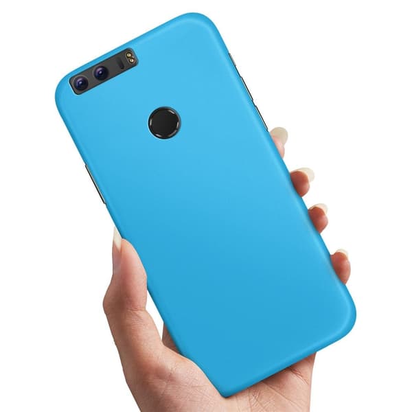 Huawei Honor 8 - Cover/Mobilcover Lysblå