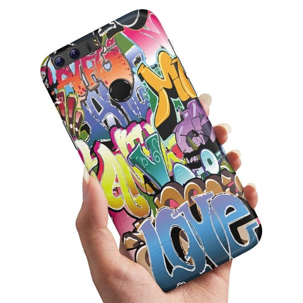 Huawei Honor 8 - Skal/Mobilskal Graffiti