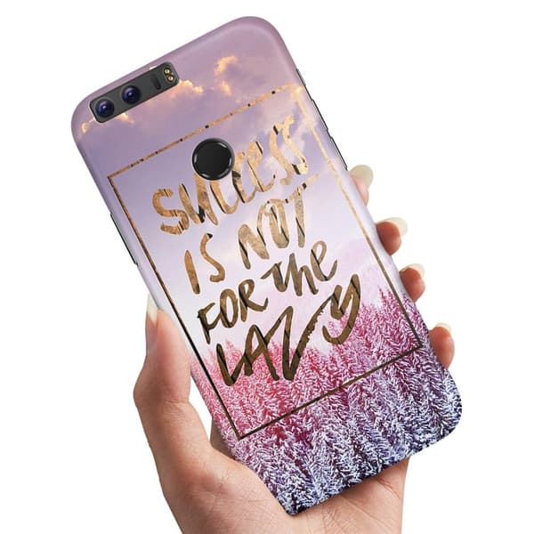 Huawei Honor 8 - Deksel/Mobildeksel Success Not Lazy