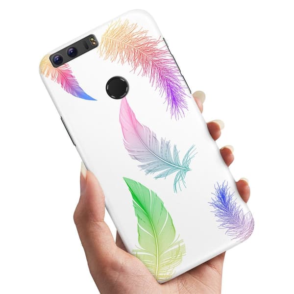 Huawei Honor 8 - Cover/Mobilcover Fjer