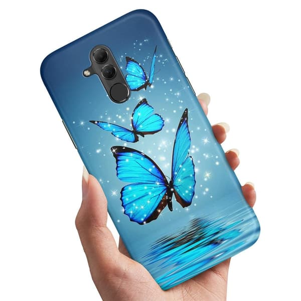 Huawei Mate 20 Lite - Deksel/Mobildeksel Glitrende Sommerfugler