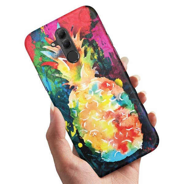 Huawei Mate 20 Lite - Deksel/Mobildeksel Regnbue Ananas