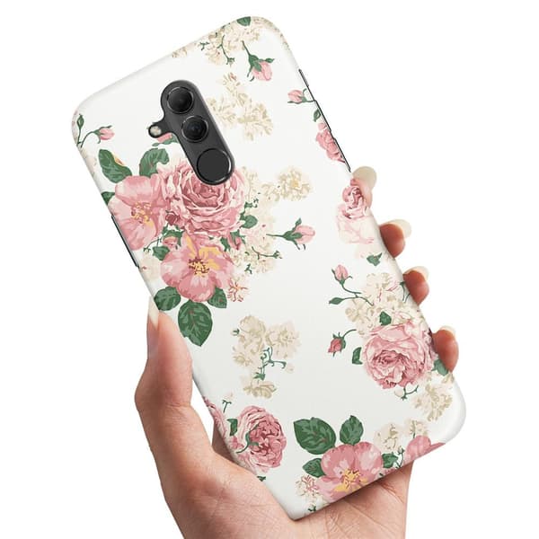 Huawei Mate 20 Lite - Deksel/Mobildeksel Retro Blomster