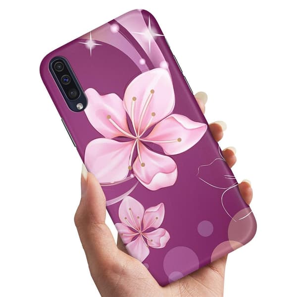 Huawei P20 - Deksel/Mobildeksel Hvit Blomst
