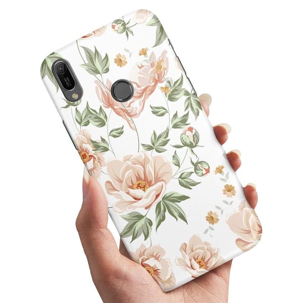 Huawei P20 Lite - Cover/Mobilcover Blomstermønster