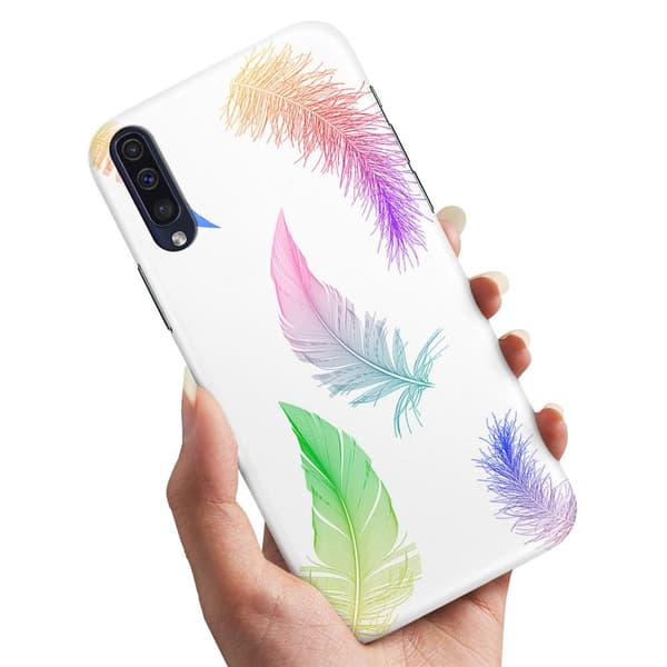 Huawei P30 - Skal/Mobilskal Fjädrar