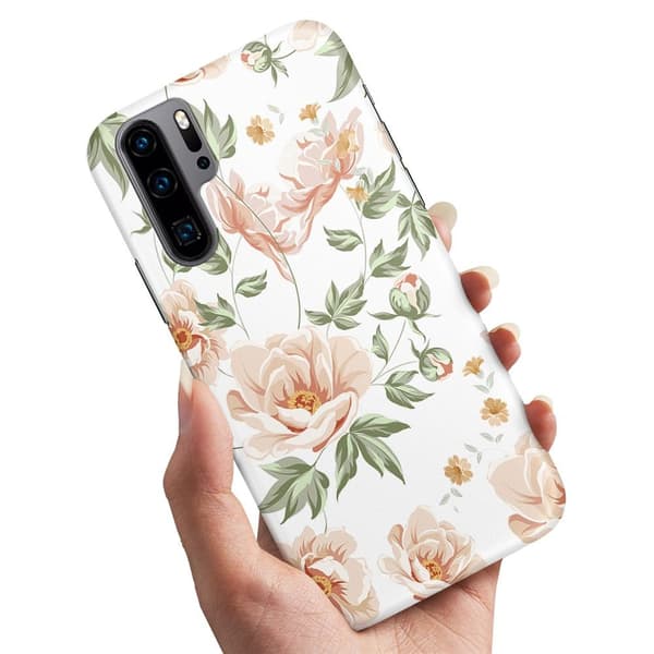 Huawei P30 Pro - Cover/Mobilcover Blomstermønster
