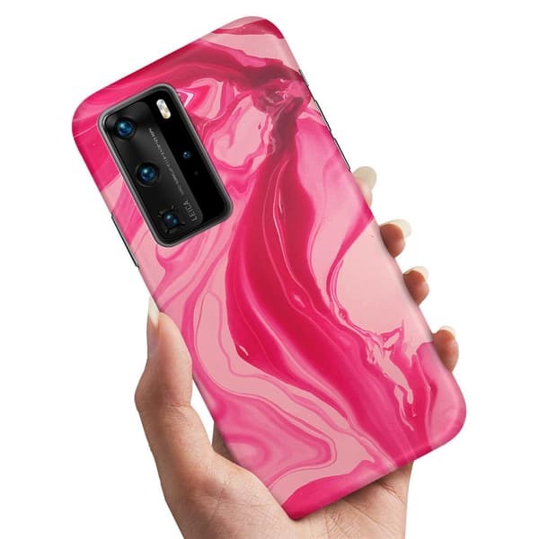 Huawei P40 - Deksel/Mobildeksel Marmor