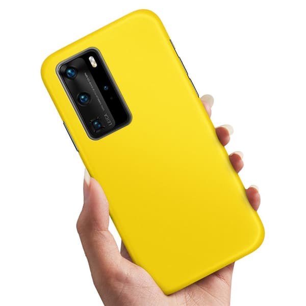 Huawei P40 - Kuoret/Suojakuori Keltainen