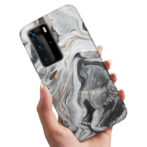 Huawei P40 - Deksel/Mobildeksel Marmor