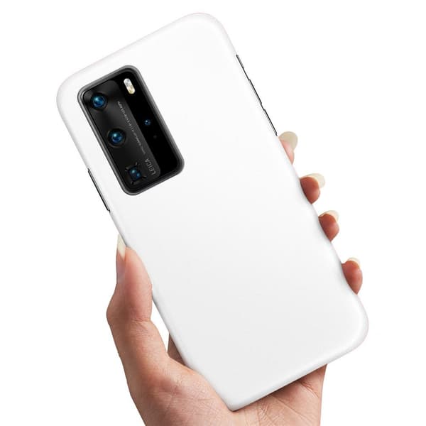 Huawei P40 - Cover/Mobilcover Hvid