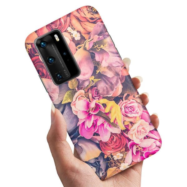 Huawei P40 - Deksel/Mobildeksel Roser