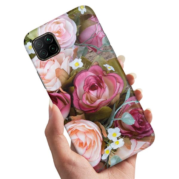 Huawei P40 Lite - Skal/Mobilskal Blommor