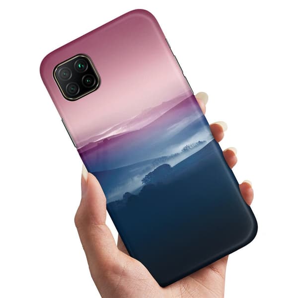 Huawei P40 Lite - Kuoret/Suojakuori Värikkäät Laaksot