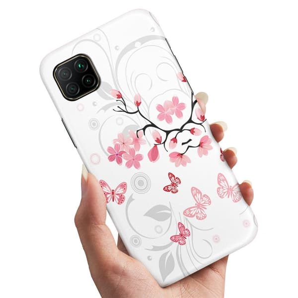 Huawei P40 Lite - Cover/Mobilcover Naturligt Mønster