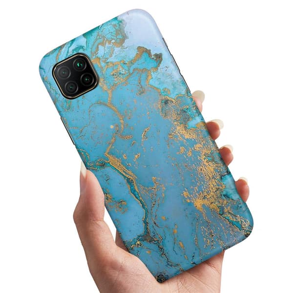 Huawei P40 Lite - Deksel/Mobildeksel Marmor