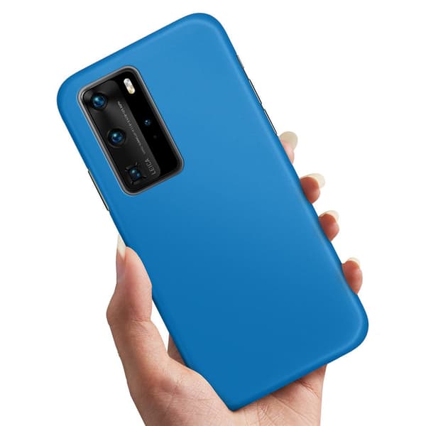 Huawei P40 Pro - Cover/Mobilcover Blå