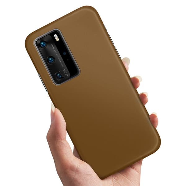 Huawei P40 Pro - Cover/Mobilcover Brun
