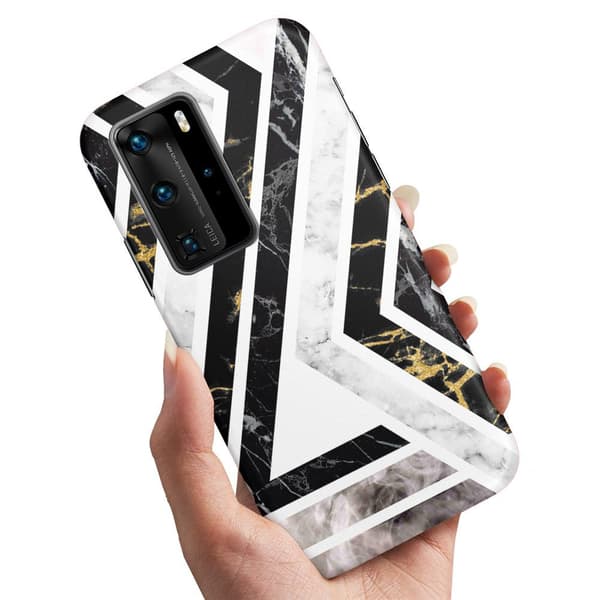 Huawei P40 Pro - Cover/Mobilcover Skræv Mønster