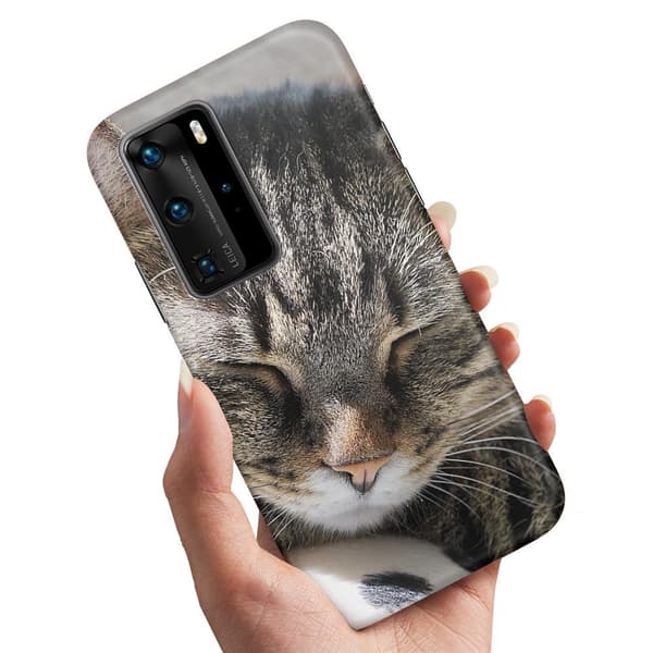 Huawei P40 Pro - Cover/Mobilcover Sovende Kat