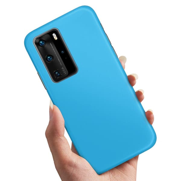Huawei P40 Pro - Cover/Mobilcover Lysblå