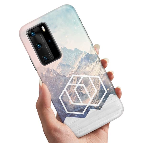 Huawei P40 Pro - Cover/Mobilcover Kunst Bjerg