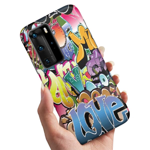 Huawei P40 Pro - Deksel/Mobildeksel Graffiti