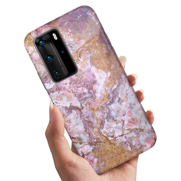 Huawei P40 Pro - Deksel/Mobildeksel Marmor