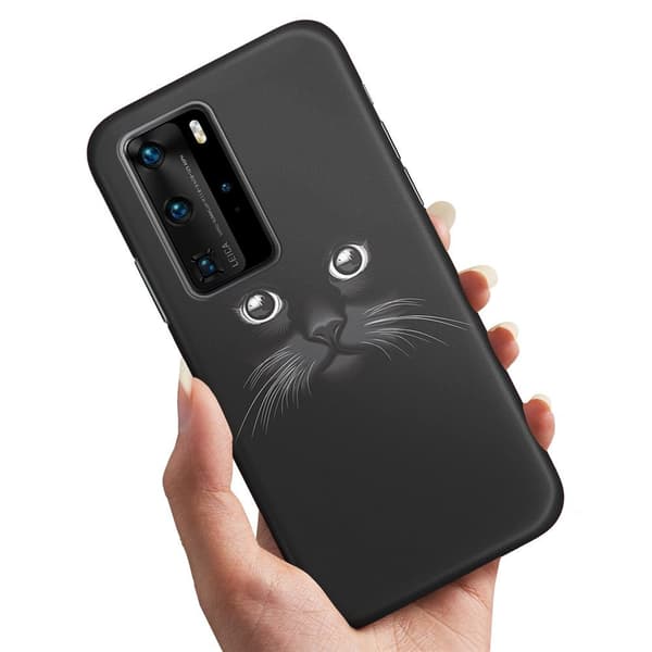 Huawei P40 Pro - Cover/Mobilcover Sort Kat