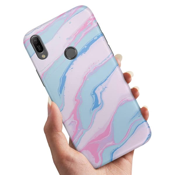 Huawei Y6 (2019) - Cover/Mobilcover Marmor