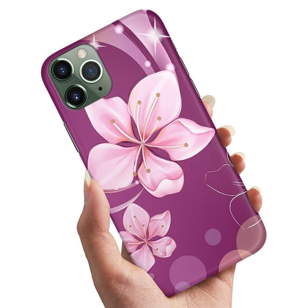 iPhone 11 Pro - Kuoret/Suojakuori Valkoinen Kukka