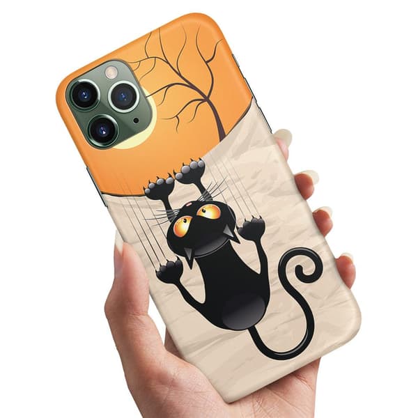 iPhone 12/12 Pro - Kuoret/Suojakuori Raapiva Kissa