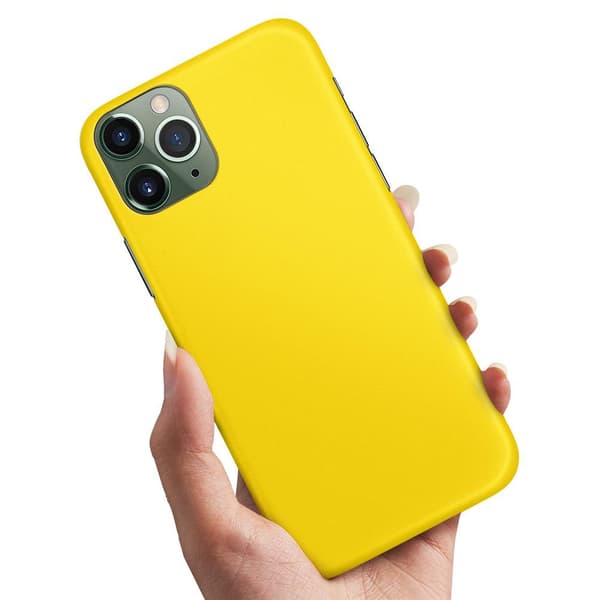 iPhone 12 Mini - Deksel/Mobildeksel Gul