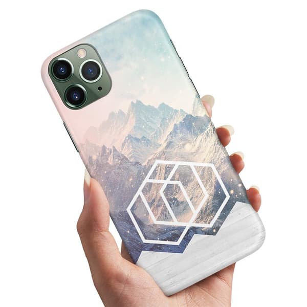 iPhone 12 Pro Max - Deksel/Mobildeksel Kunst Fjell