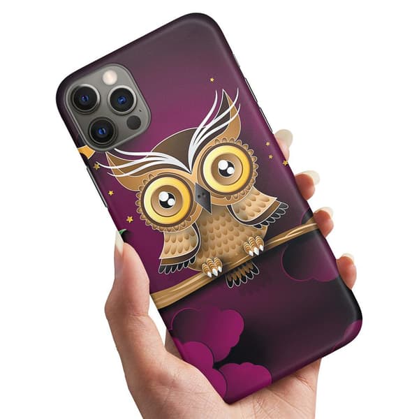 iPhone 13 - Cover/Mobilcover Lysbrun Ugle