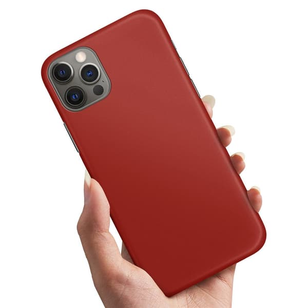 iPhone 13 Pro - Skal/Mobilskal Mörkröd