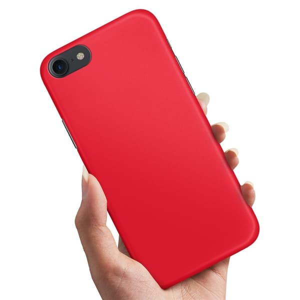 iPhone 5/5S/SE - Cover/Mobilcover Rød